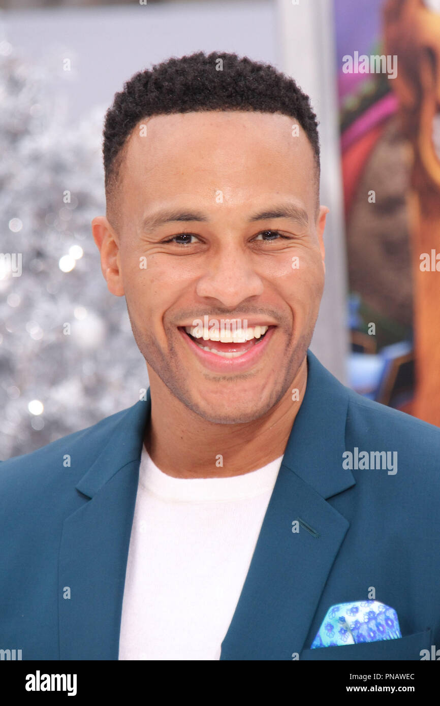 DeVon Franklin à la première de Sony Pictures Animation's 'La Star' qui a eu lieu au Regency Village Theatre de Westwood, CA, le 12 novembre 2017. Photo par Joseph Martinez / PictureLux Banque D'Images