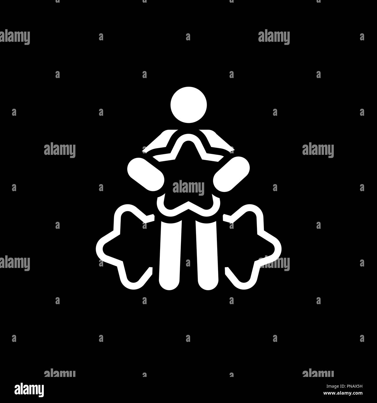 L'icône de la ligne du client. Illustration de Vecteur