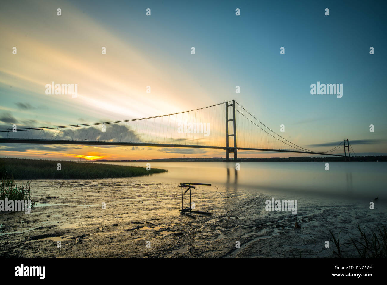 Le Humber Bridge Banque D'Images