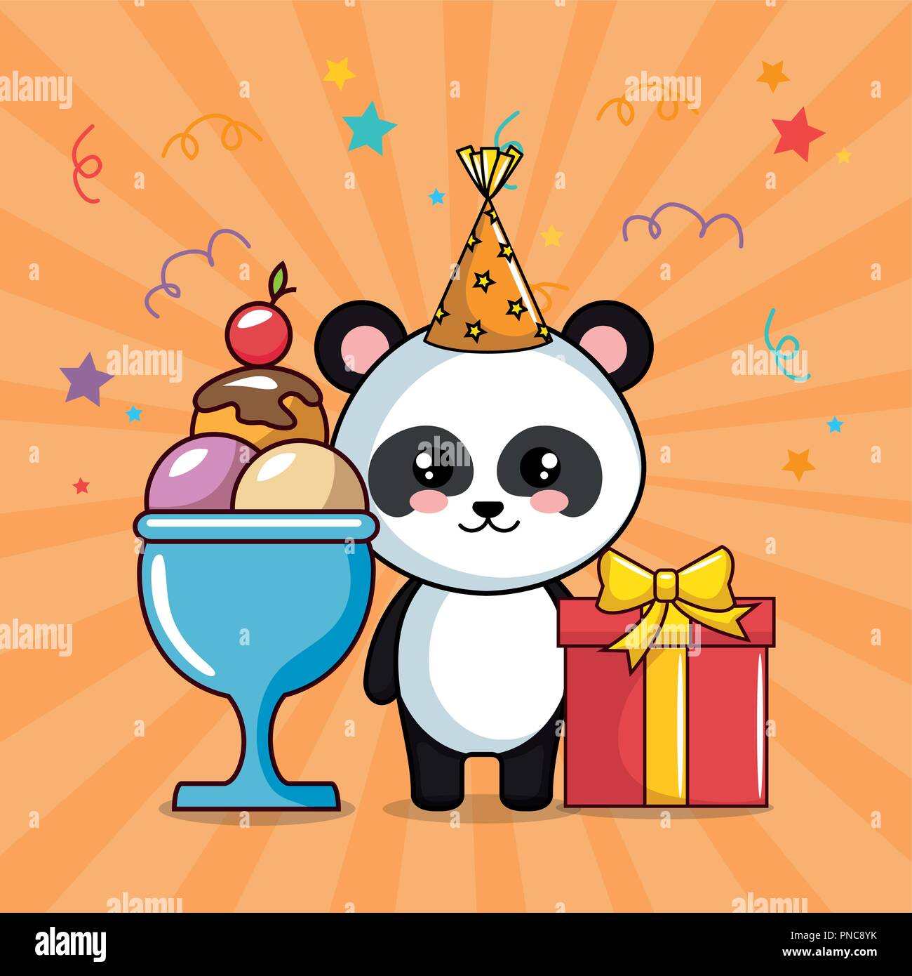 Joyeux Anniversaire Carte Avec Panda Bear Image Vectorielle Stock Alamy Joyeux Anniversaire Carte Avec Panda Bear Image Vectorielle Stock Alamy