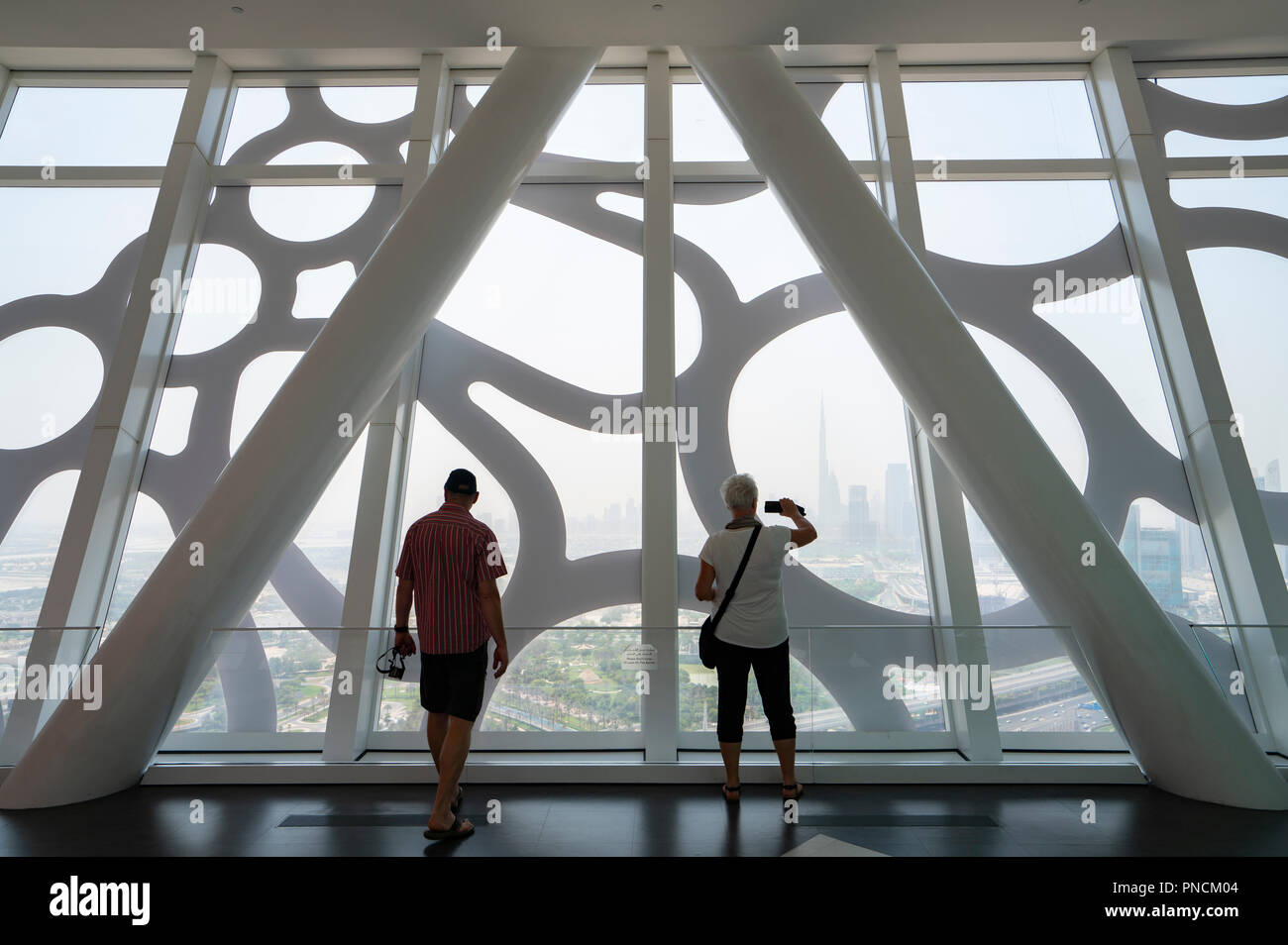 Le cadre de Dubaï , une nouvelle attraction touristique avec une forte concentration de vue, c'est-à DUBAÏ, ÉMIRATS ARABES UNIS, Émirats Arabes Unis Banque D'Images