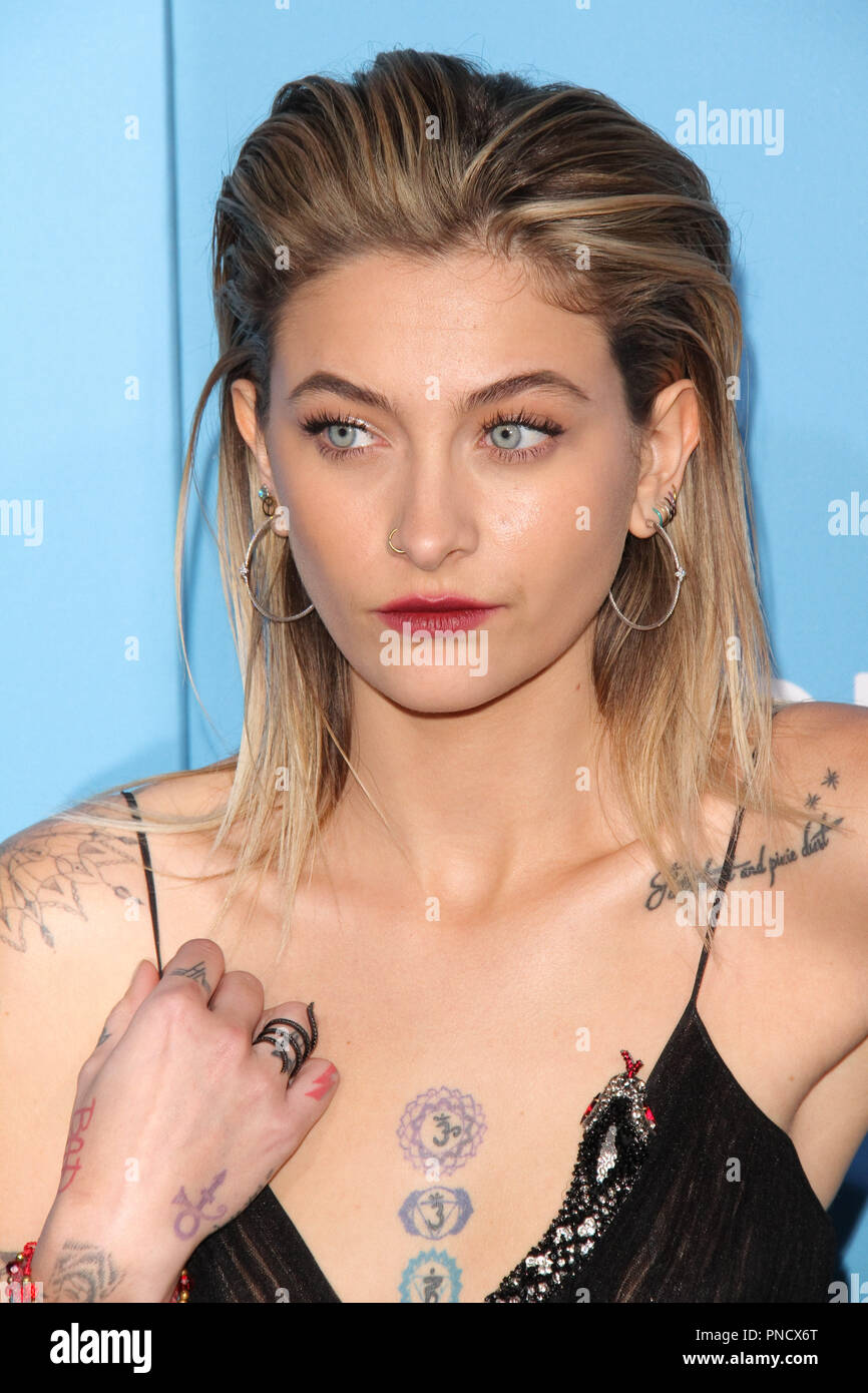 Paris Jackson lors de la première mondiale d'Amazon Studios et STX Films' 'gringo' qui s'est tenue au Regal LA Live Stadium 14 à Los Angeles, CA, le 6 mars 2018. Photo par Joseph Martinez / PictureLux Banque D'Images