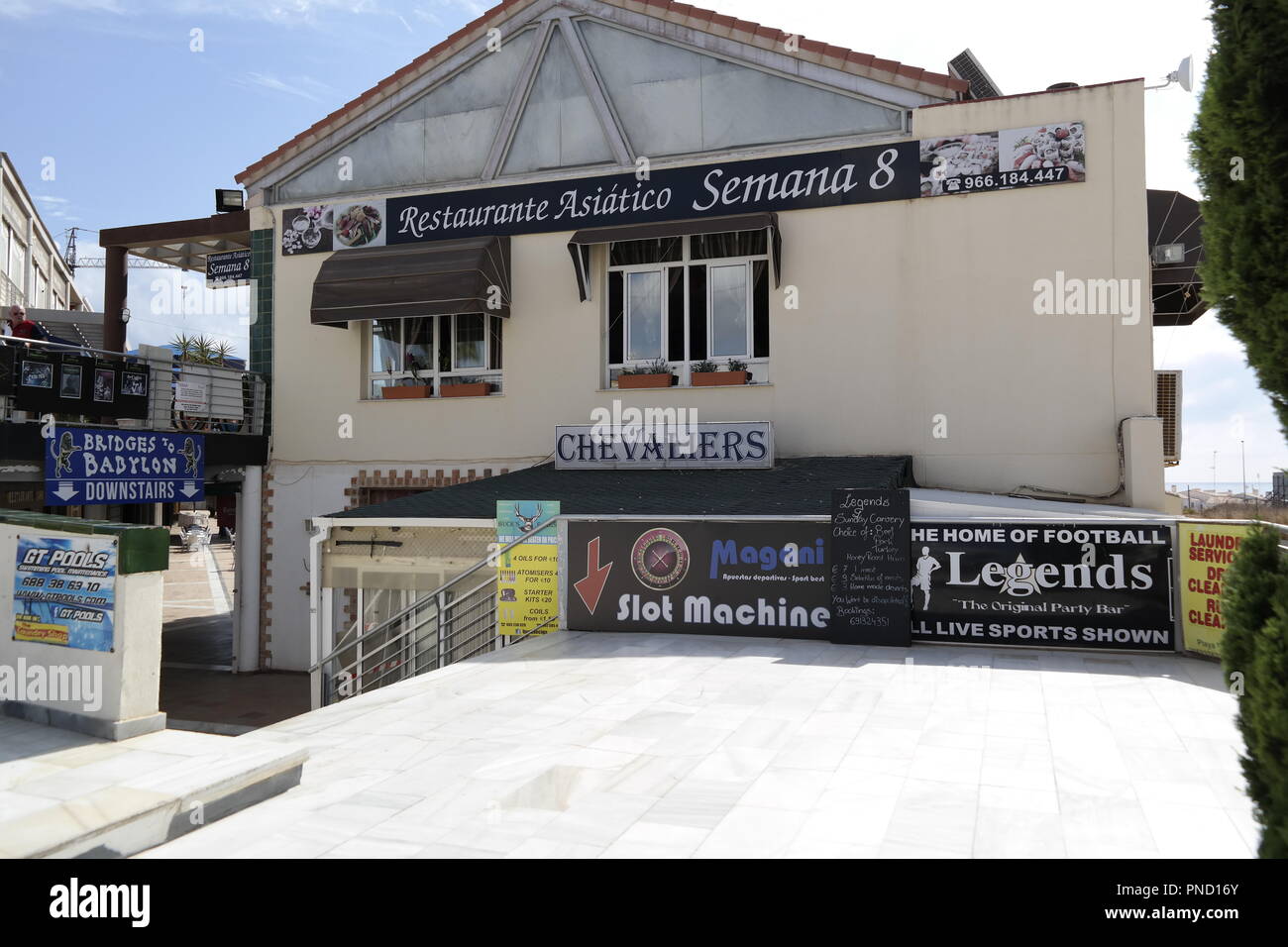 Playa Flamenca C.C. Banque D'Images