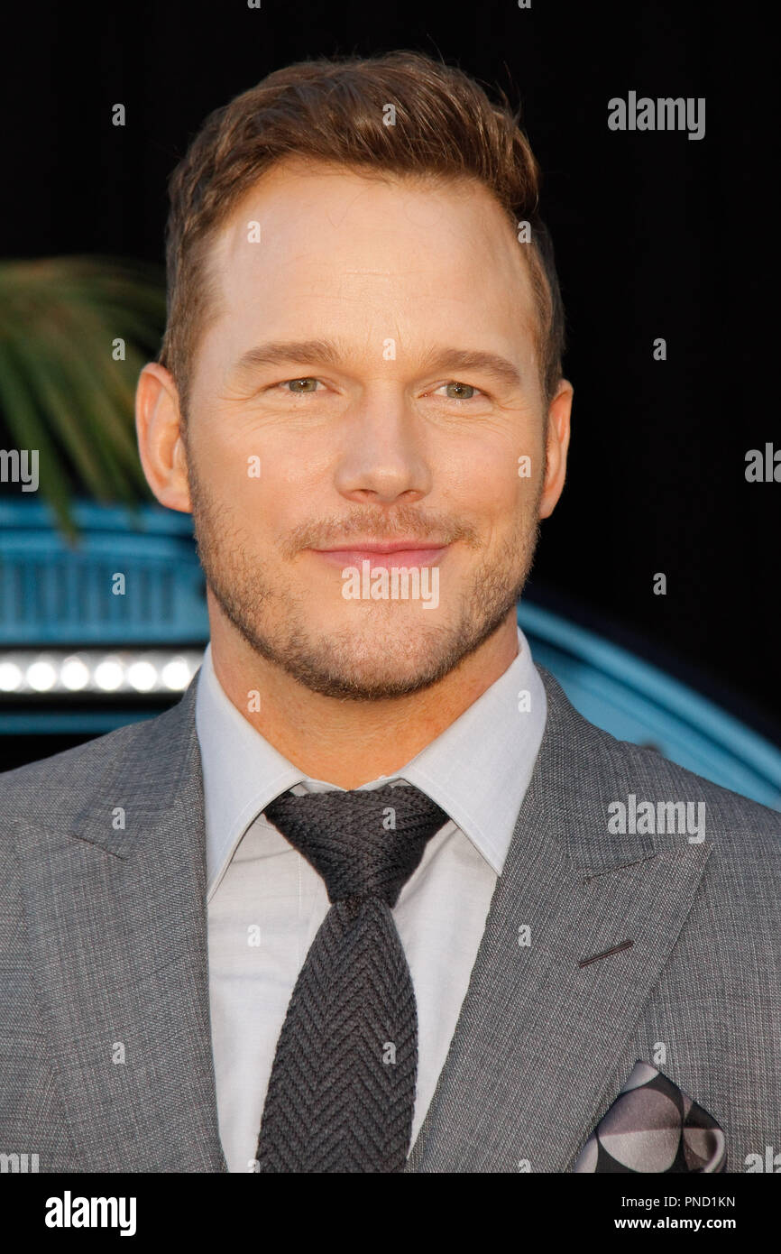 Chris Pratt à la première de Universal Pictures' 'Jurassic World : Fallen Kingdom' qui s'est tenue au Walt Disney Concert Hall à Los Angeles, CA, 12 juin 2018. Photo par Joseph Martinez / PictureLux Banque D'Images