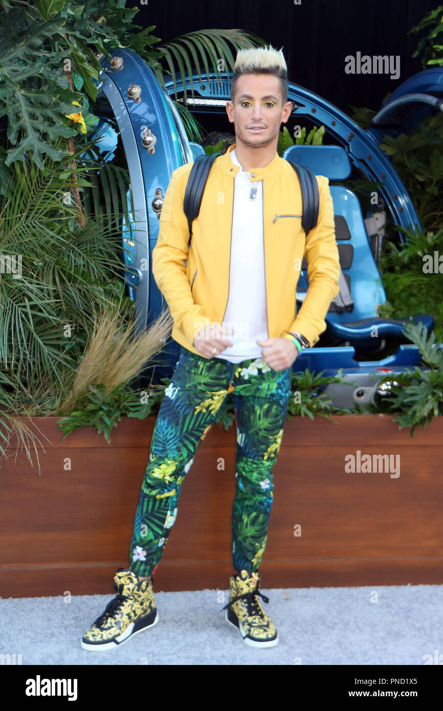 Frankie Grande 06/12/2018 'Jurassic World : Fallen Kingdom' Premiere tenue au Walt Disney Concert Hall à Los Angeles, CA Photo par Kazuki Hirata / HNW / PictureLux Banque D'Images