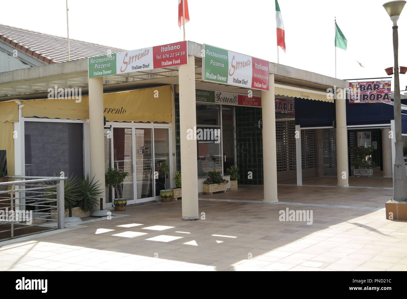 Playa Flamenca C.C. Banque D'Images