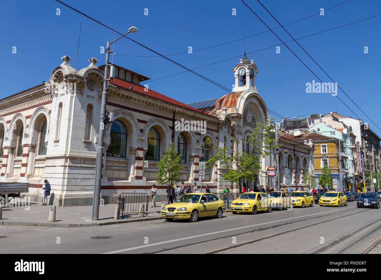 Hall du marché central de Sofia à Sofia, Bulgarie. Banque D'Images