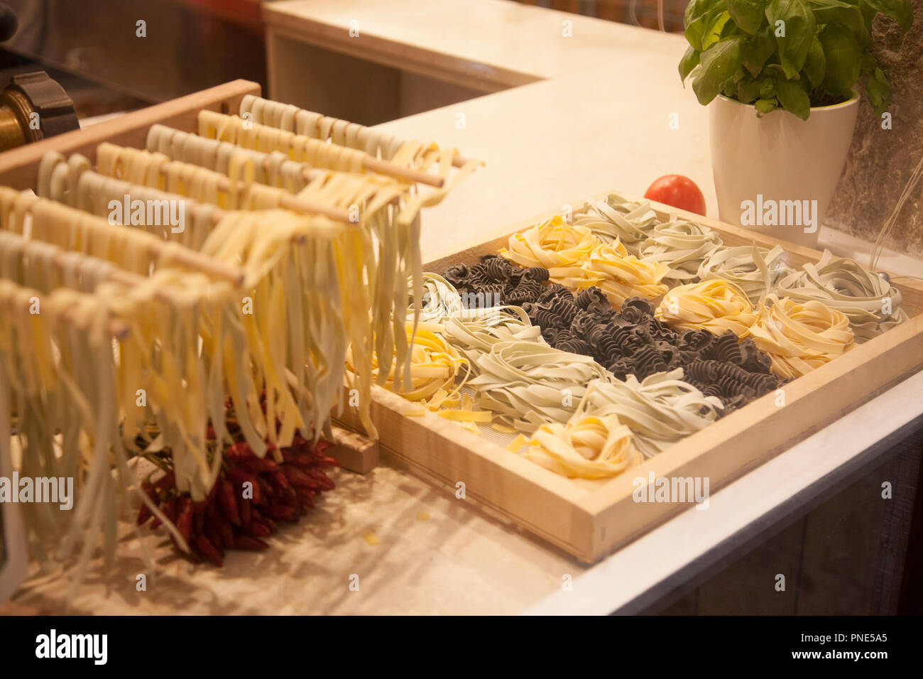 Pasta On Display Banque d'image et photos Alamy
