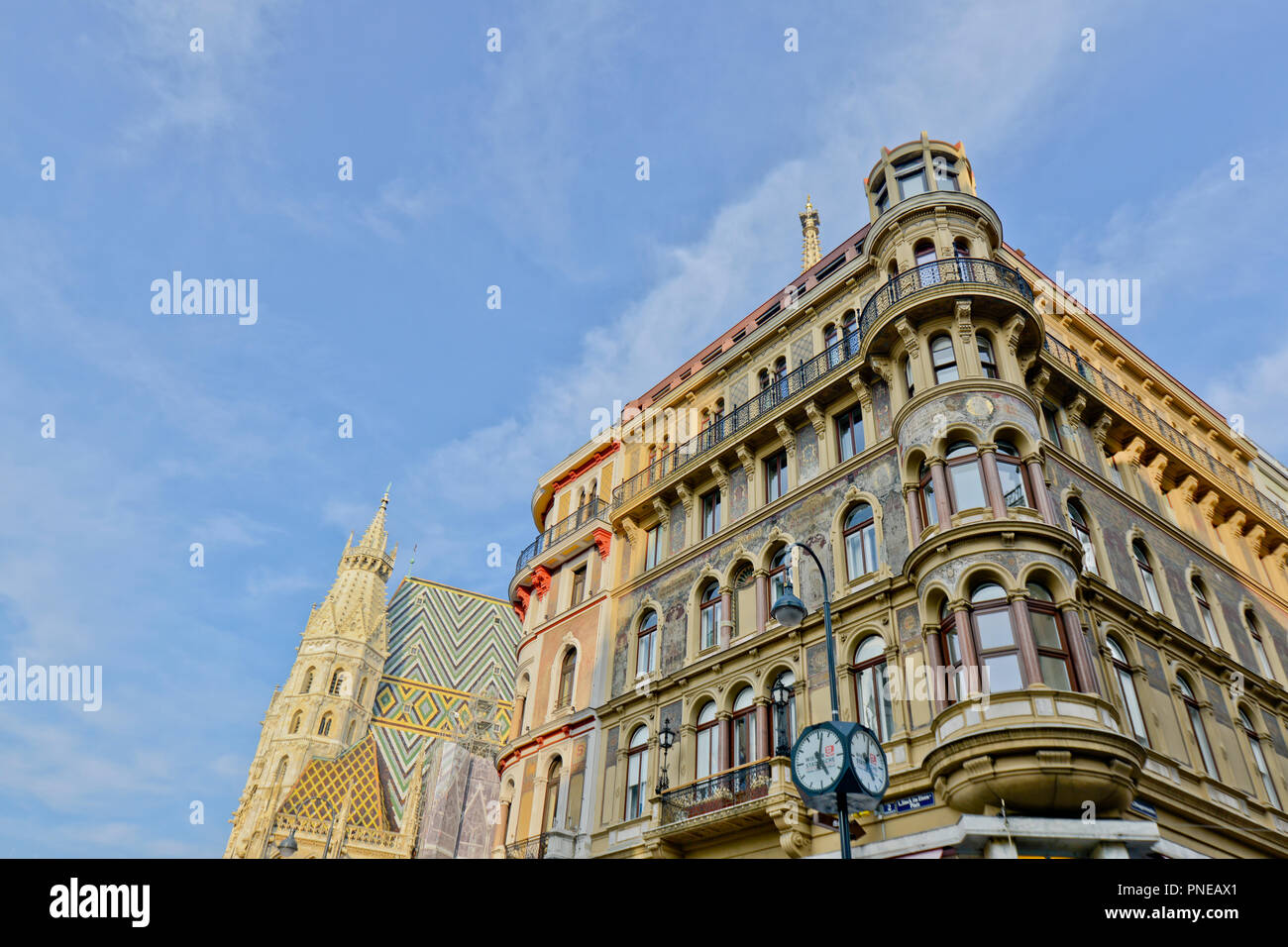 Zum Goldenen Becher Chambre. Vienne, Autriche Banque D'Images