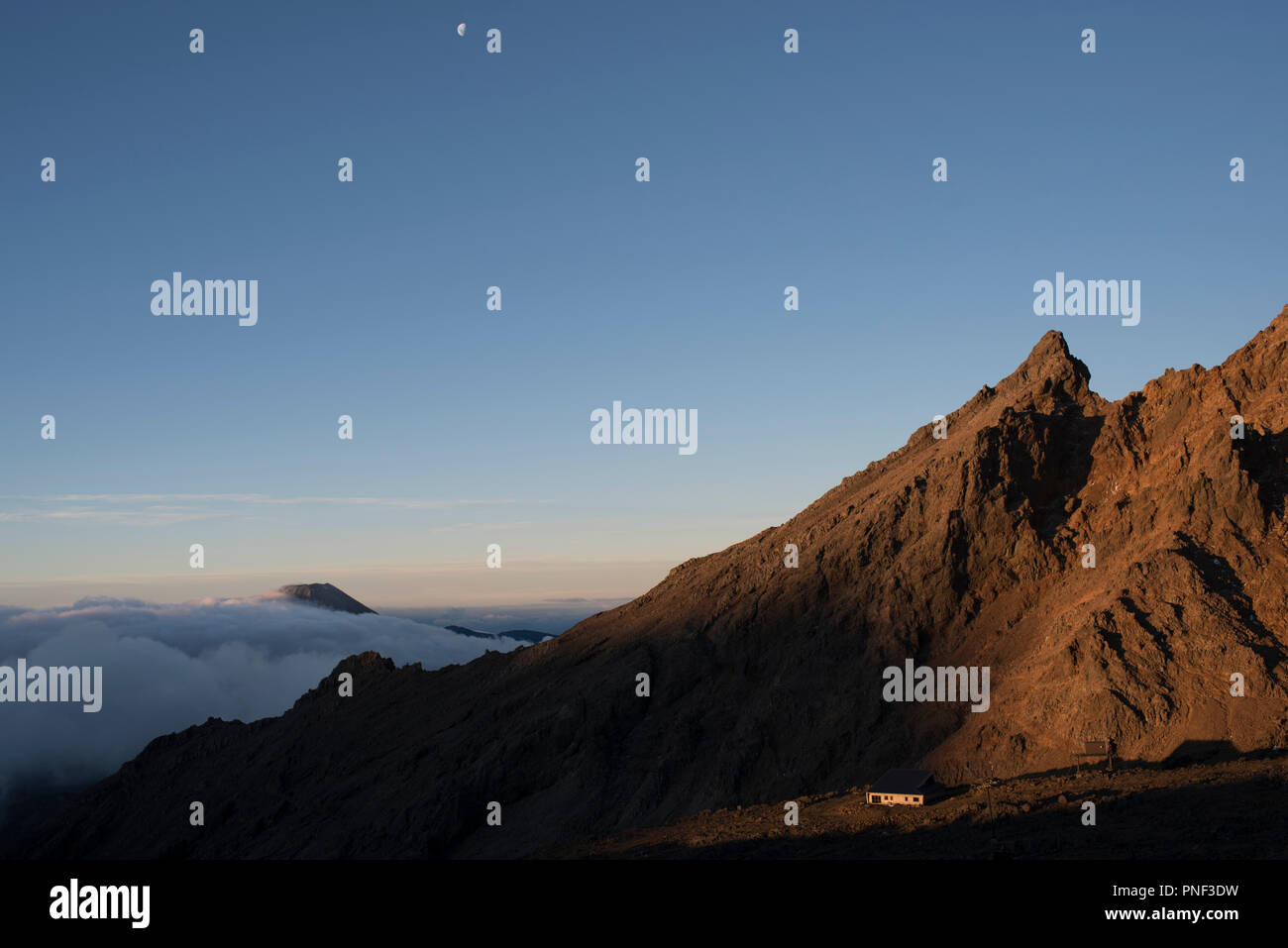 Parc National de Tongariro, en Nouvelle-Zélande. Banque D'Images