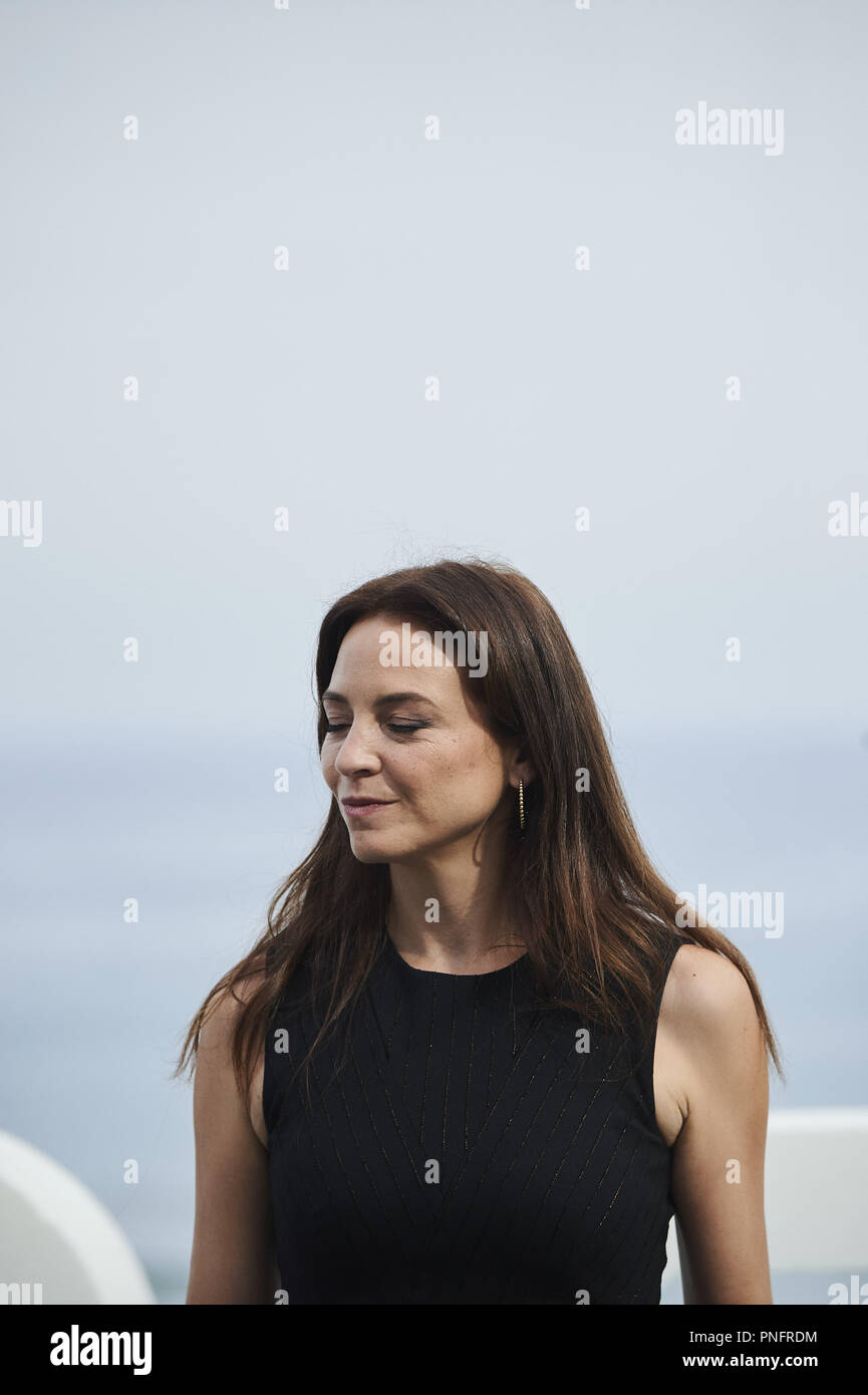 Madrid, Madrid, Espagne. Sep 21, 2018. Leonor Watling est allé(e) à 'Vivir Sin permiso' Photocall lors de la 66e Festival International du Film de San Sebastian au Palais Kursaal le 21 septembre 2018 à San Sebastian, Espagne Crédit : Jack Abuin/ZUMA/Alamy Fil Live News Banque D'Images