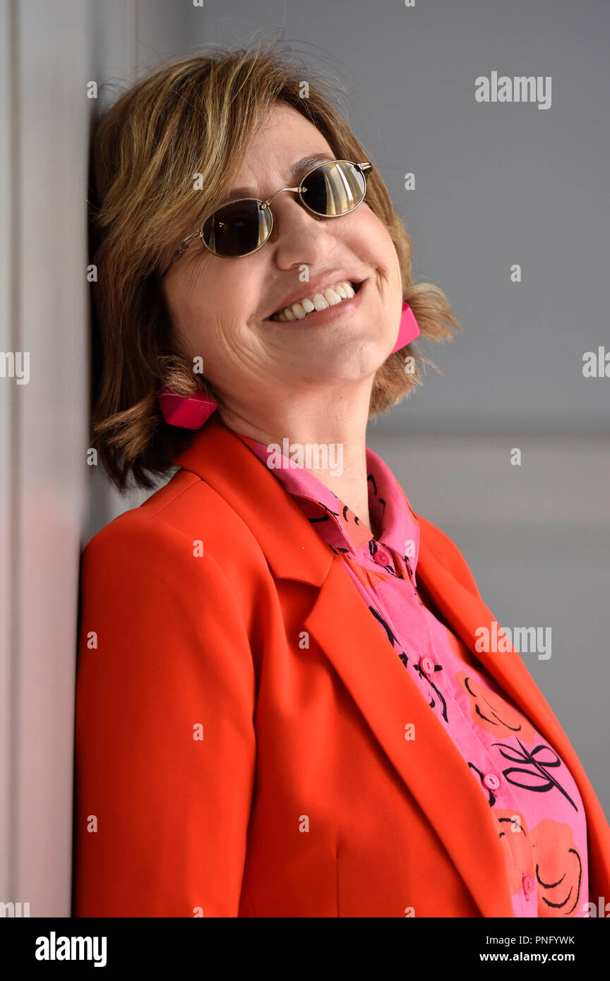 San Sebastian, Espagne. 21 septembre 2018. Mercedes Moran lors d'une séance photo exclusive à la 66e Festival International de San Sebastian à l'hôtel Maria Cristina, le 21 septembre 2018 à San Sebastian, Espagne. Banque D'Images