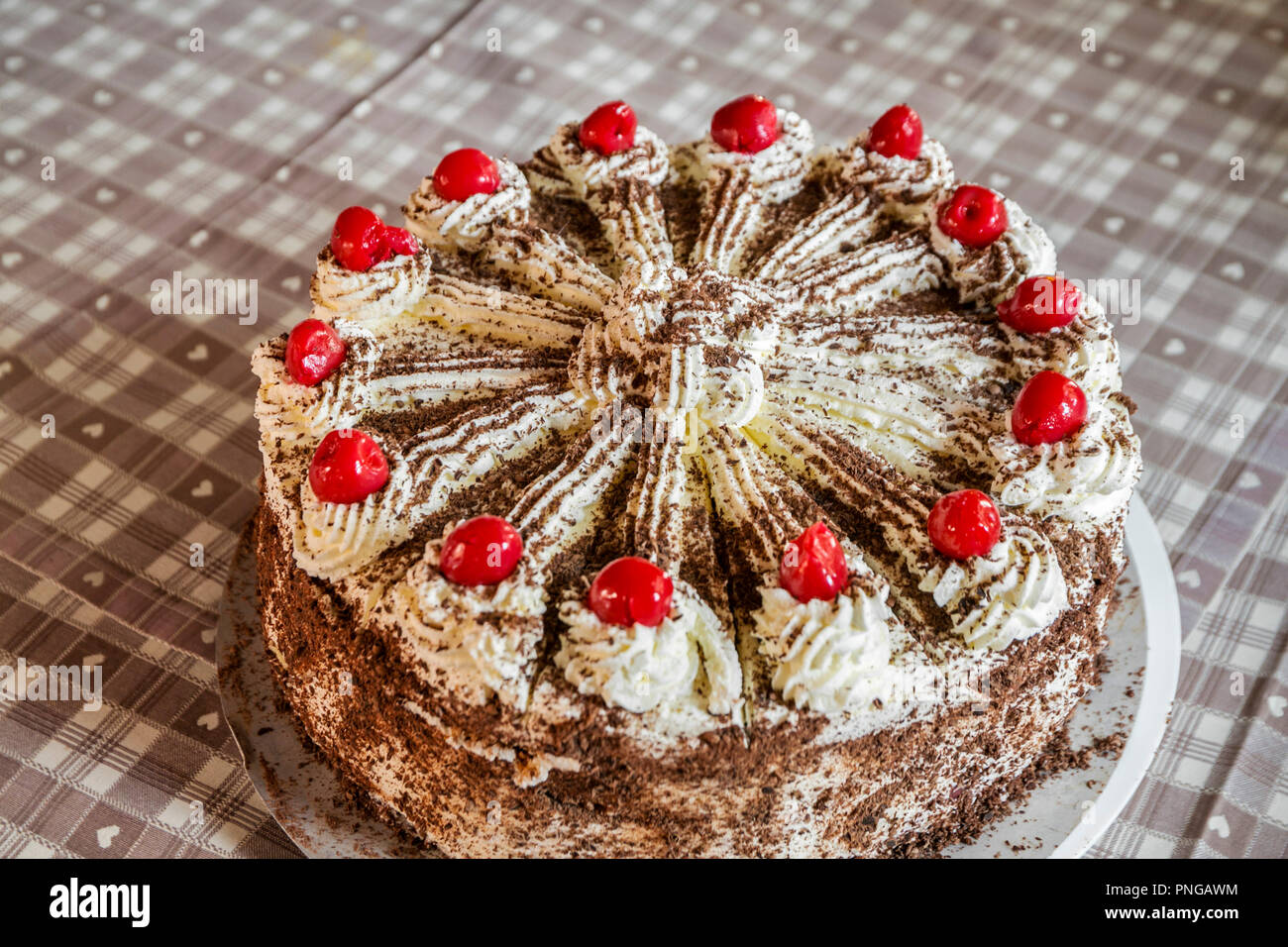 Gateau Foret Noire Dessert Typique Restaurant Waldeck Menzenschwand Foret Noire Baden Wurtemberg L Allemagne L Europe Photo Stock Alamy