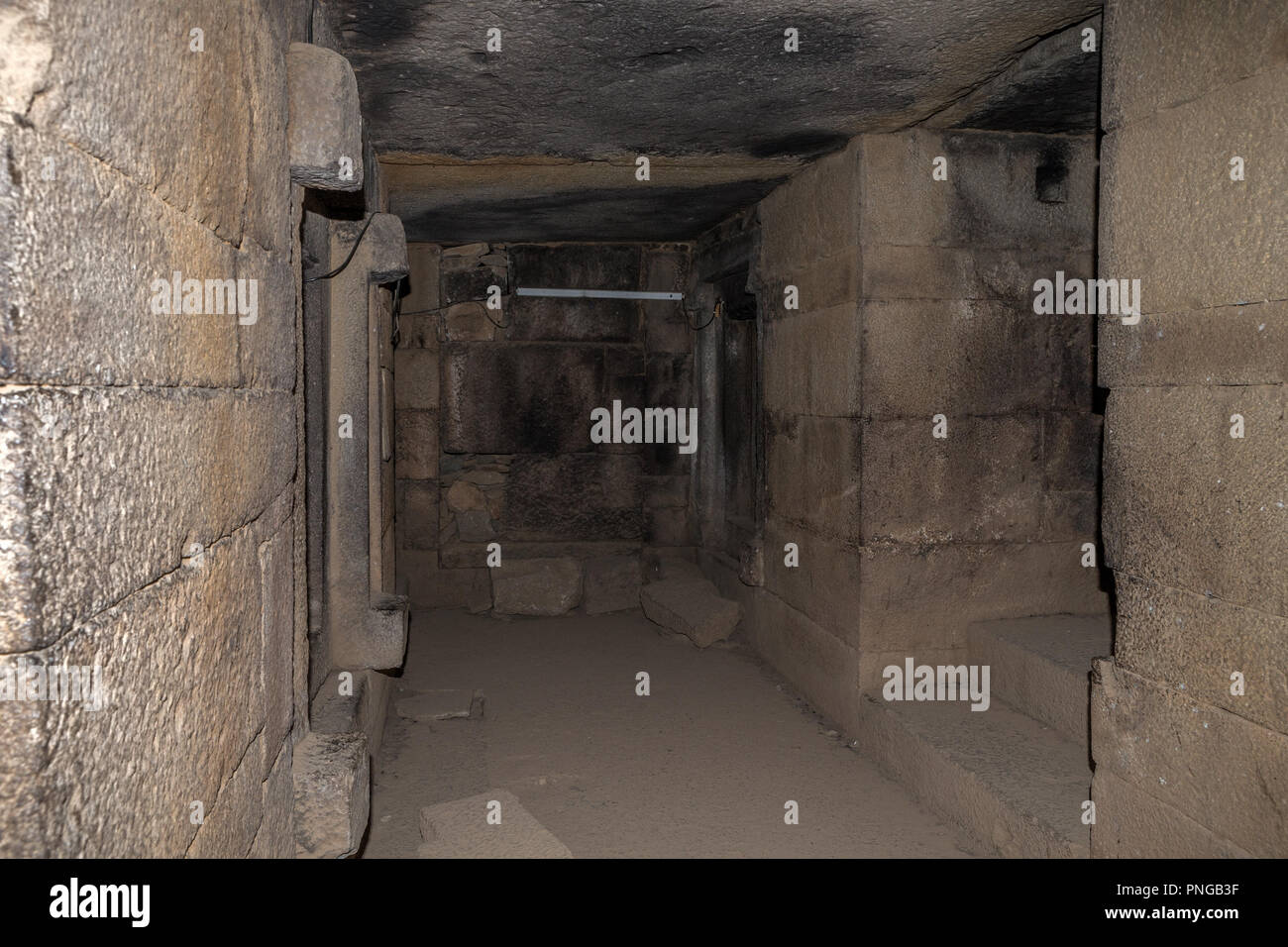 Le tombeau de l'Empereur Kaleb Axum, Ethiopie Banque D'Images