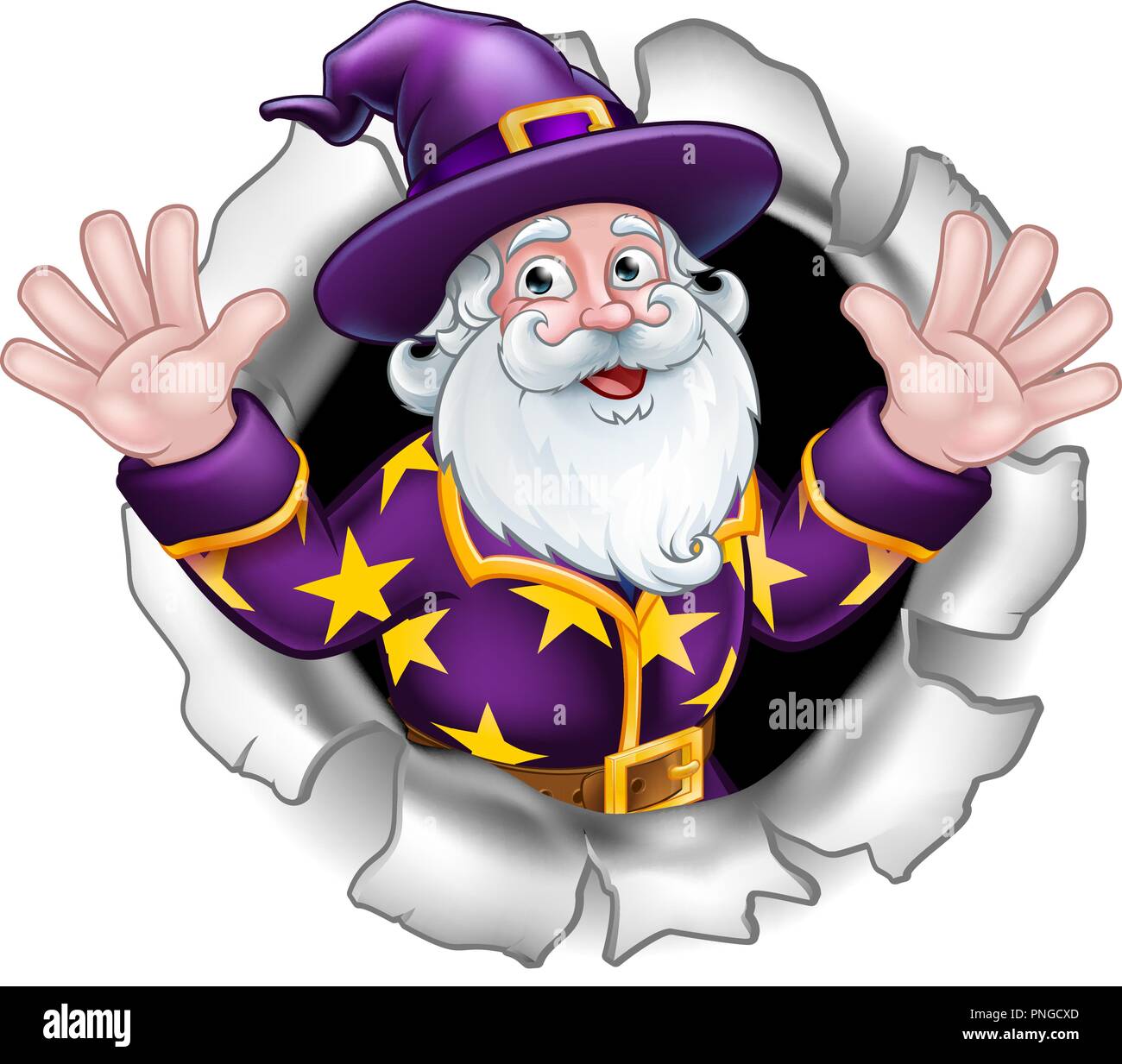 Briser l'assistant de dessin animé d'arrière-plan Illustration de Vecteur