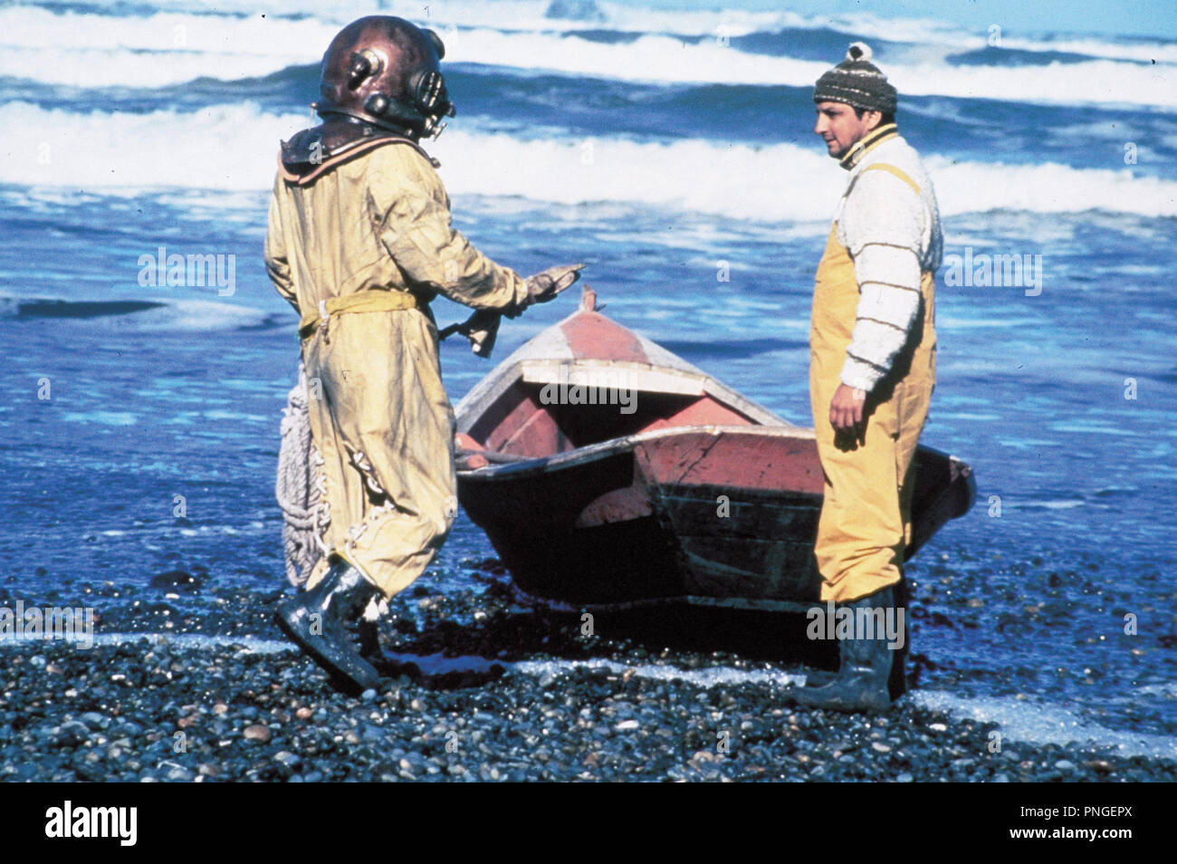 Titre original : LA FRONTERA. Titre en anglais : la frontière. Année : 1991. Directeur : RICARDO LARRAIN. Banque D'Images