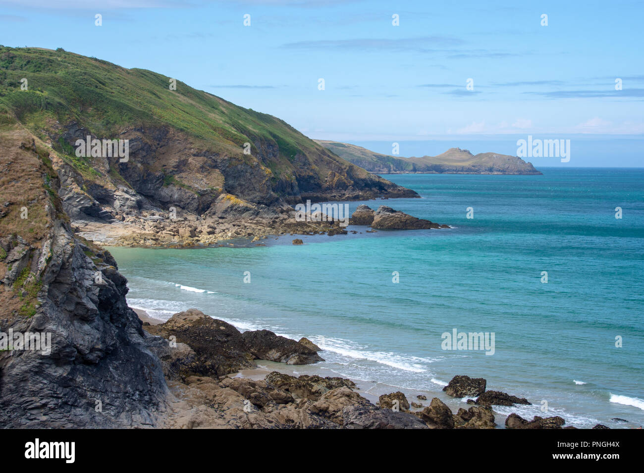 Le littoral nord des Cornouailles, Royaume-Uni Banque D'Images