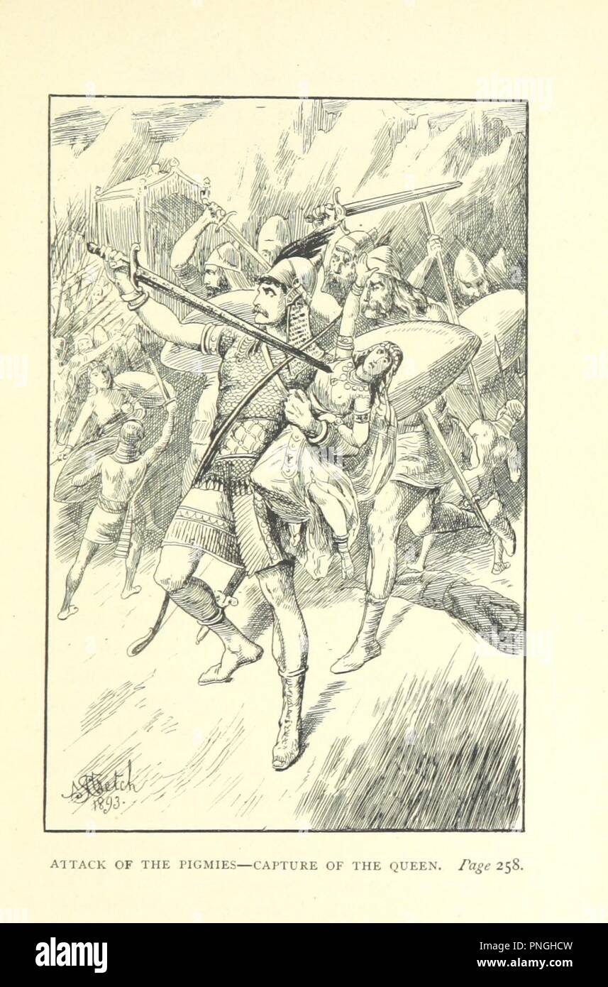 Libre à partir de la page 303 de "l'arc et l'épée. Une romance . Illustré, etc' . Banque D'Images