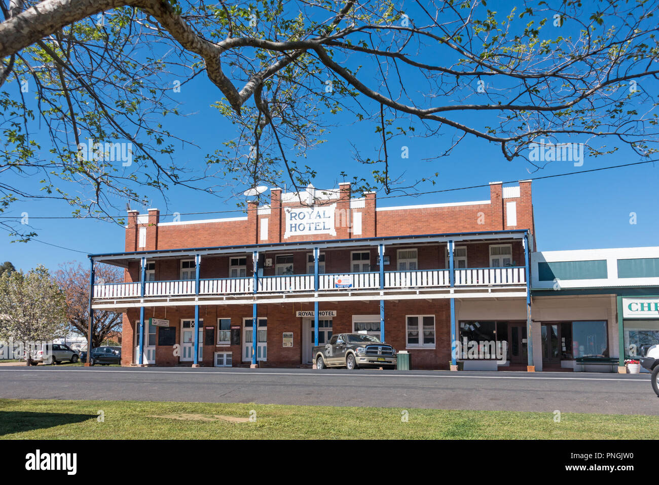 Royal Hotel,Dunedoo, NSW Australie. Banque D'Images