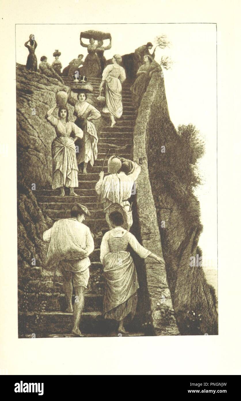 Libre à partir de la page 407 de "Naples, la ville de Parthenope, et ses environs . L'Illustre' . Banque D'Images