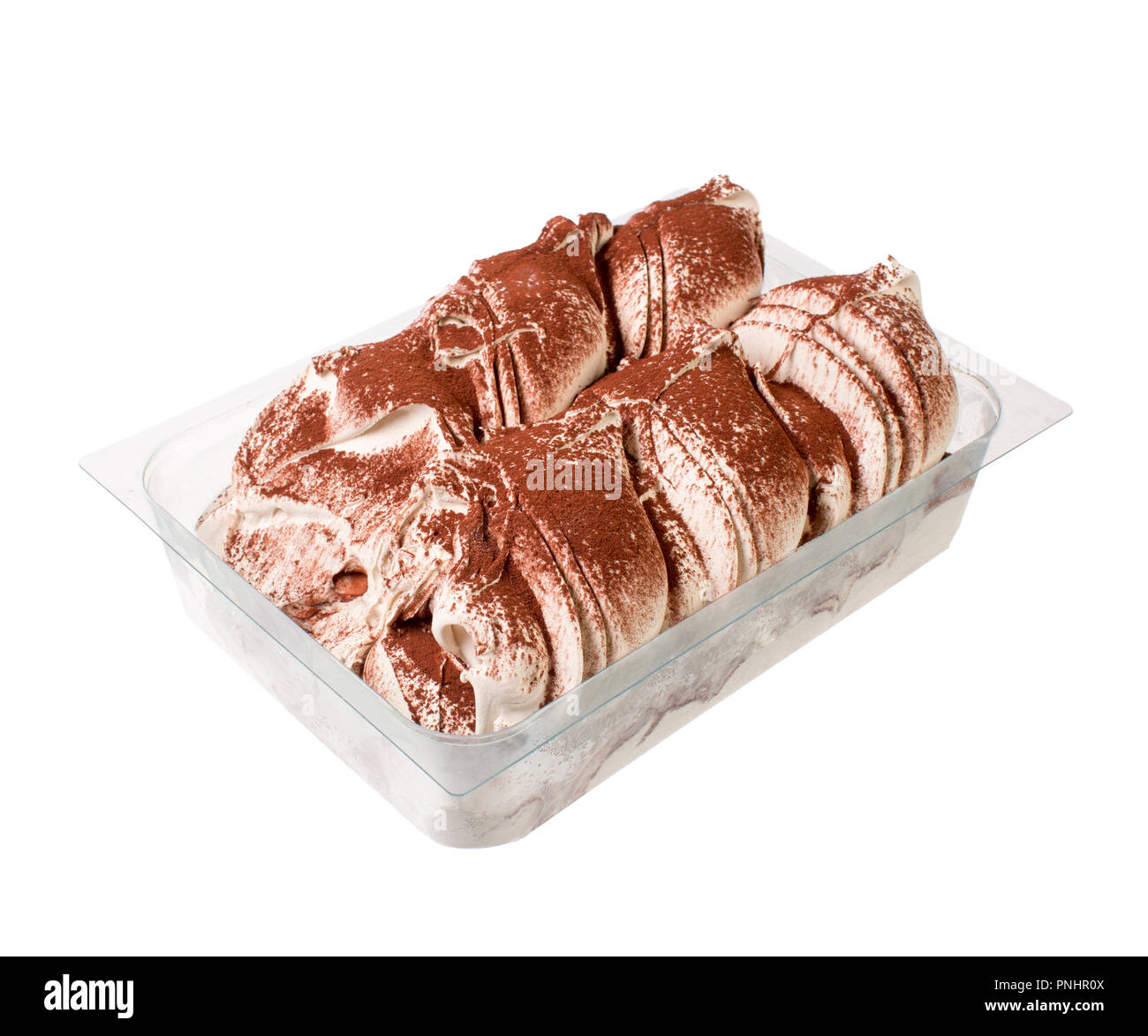 Glace italienne Tiramisu la crème glacée. Photo haute résolution. Banque D'Images