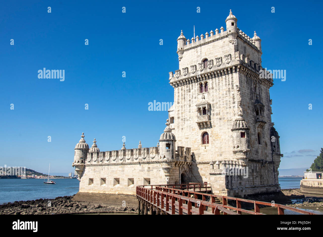 La Tour de Belém, à Lisbonne. Portugal Banque D'Images
