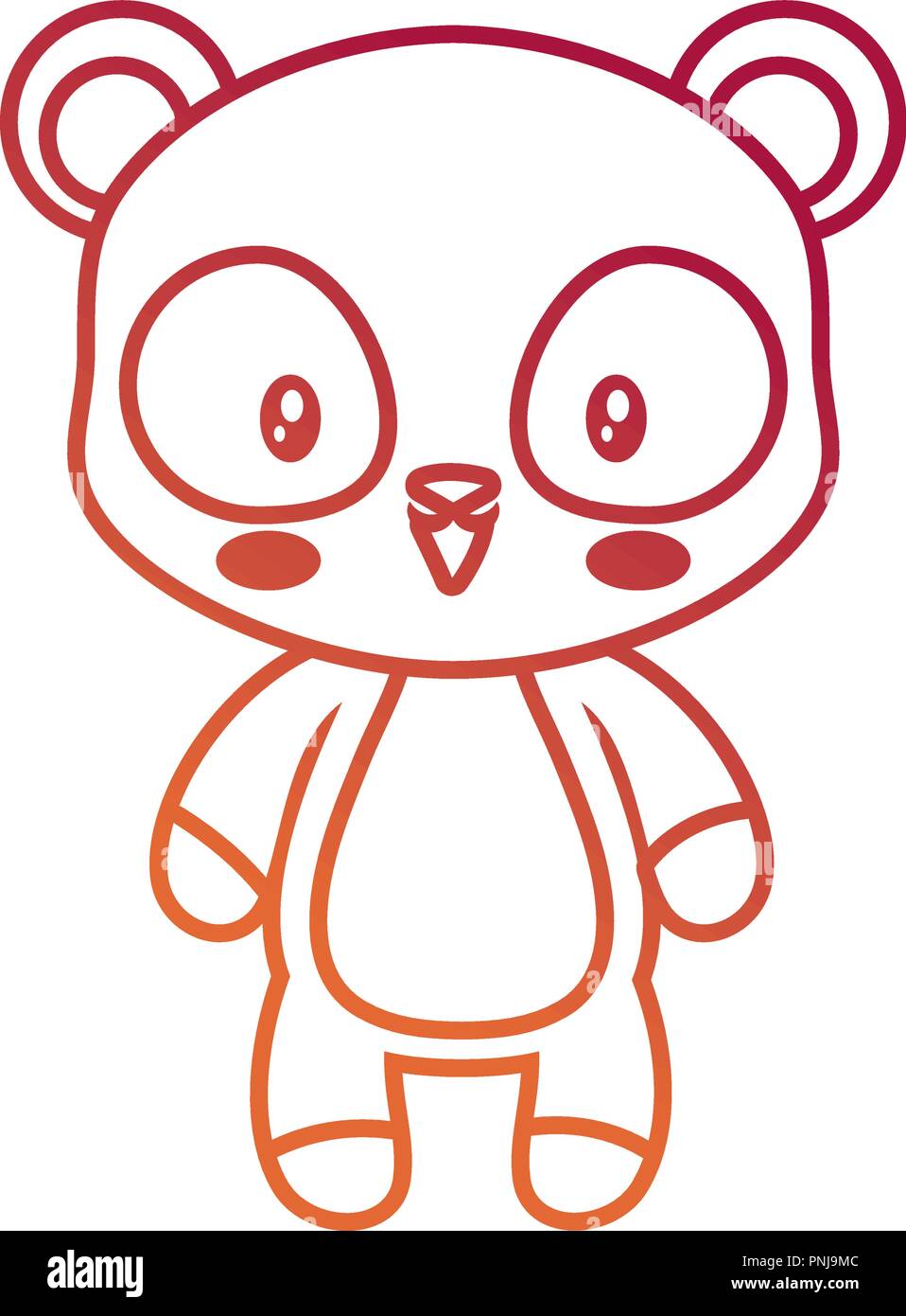 Panda Bebe Mignon Animal Dessin Cartoon Vector Illustration Neon Image Vectorielle Stock Alamy Panda Bebe Mignon Animal Dessin Cartoon Vector Illustration Neon Image Vectorielle Stock Alamy