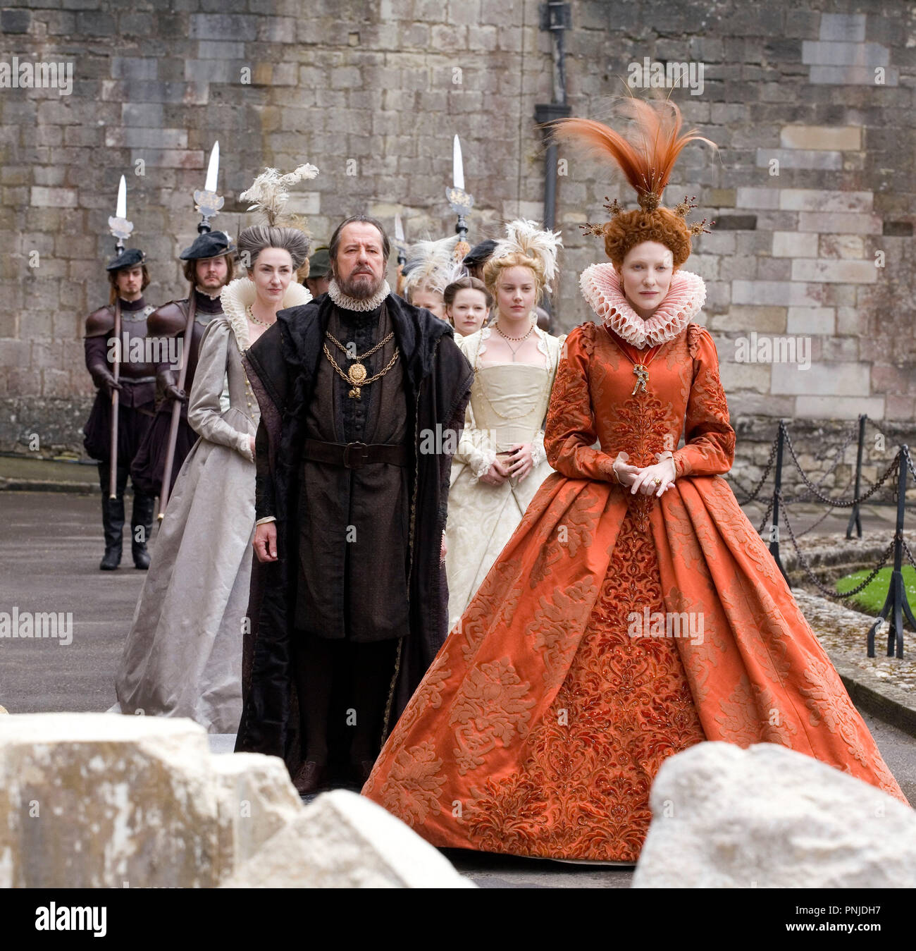 Cate blanchett as queen elizabeth i film title elizabeth Banque de ...