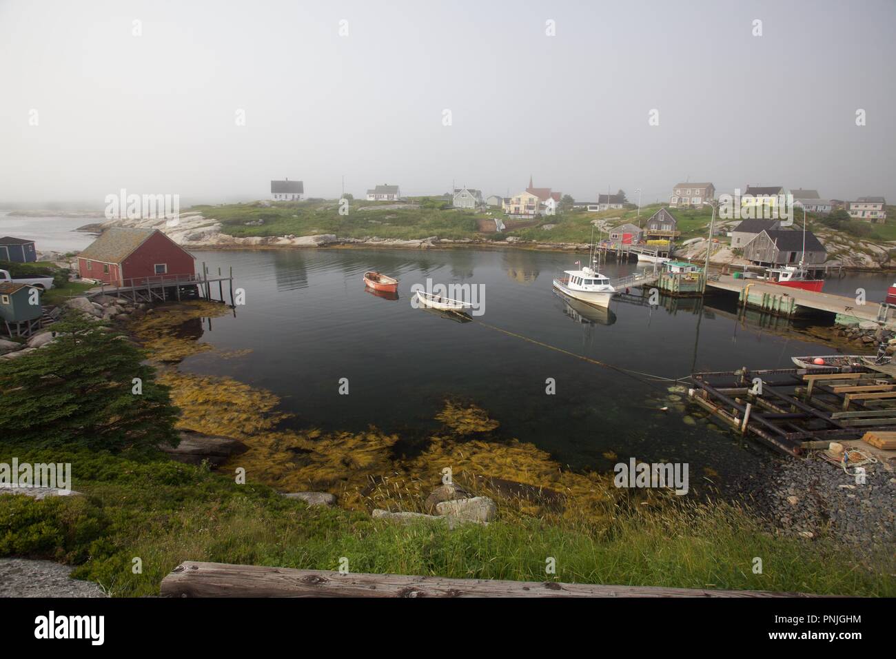 Photos de la Nouvelle-Écosse, dans et autour de Peggy's Cove, montrant le Light House. Banque D'Images