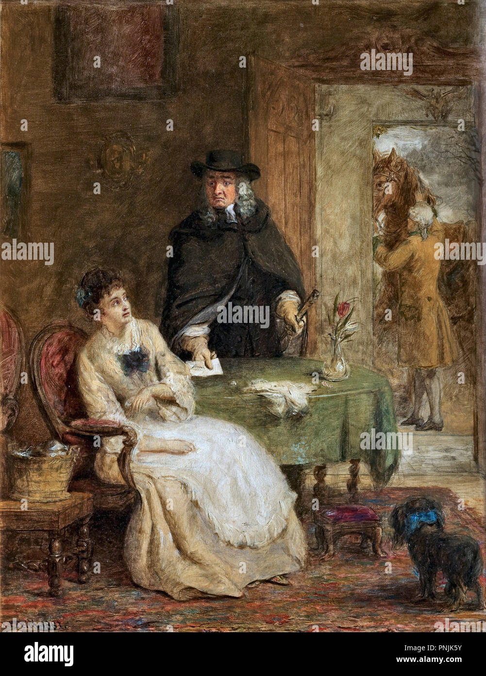 William Powell Frith - Jonathan Swift et Vanessa Banque D'Images