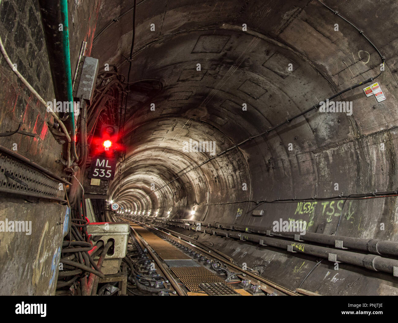 Tube Merseyrail Banque D'Images