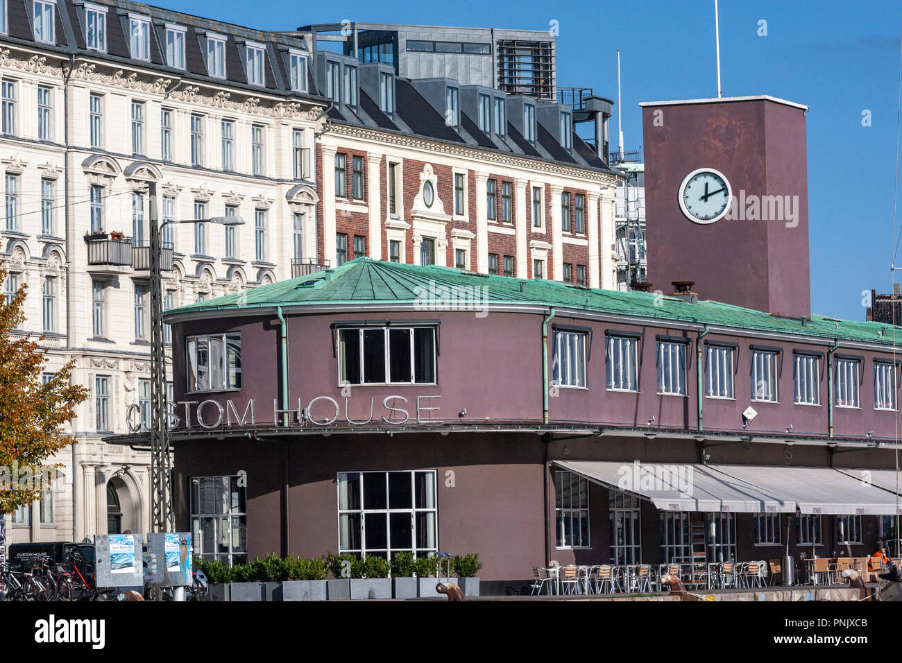 Custom House, Havnegade, Copenhague, Danemark Banque D'Images