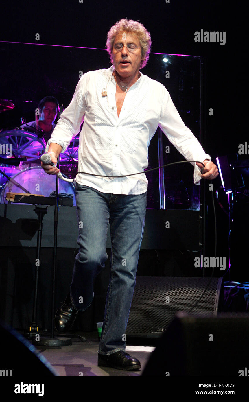Roger Daltrey se produit en concert au Seminole Hard Rock Hotel and Casino à Hollywood, en Floride le 29 novembre 2009. Banque D'Images