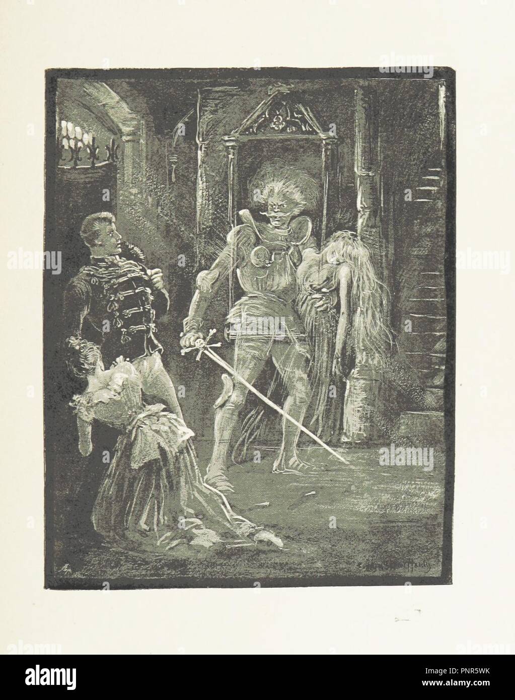Libre à partir de la page 203 de "Leslie's sort ; et Hilda, ou le fantôme d'Erminstein' . Banque D'Images