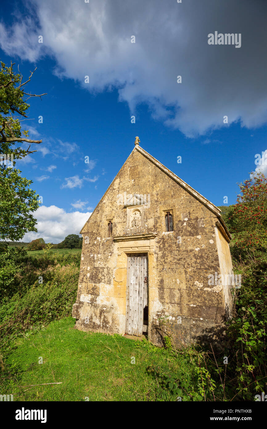 St Kenelm's puits sacré près de Winchcombe, Cotswolds, Gloucestershire, Angleterre Banque D'Images