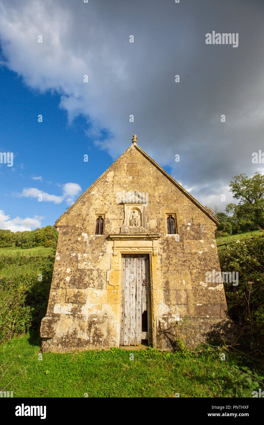 St Kenelm's puits sacré près de Winchcombe, Cotswolds, Gloucestershire, Angleterre Banque D'Images St Kenelm's puits sacré près de Winchcombe, Cotswolds, Gloucestershire, Angleterre Banque D'Images