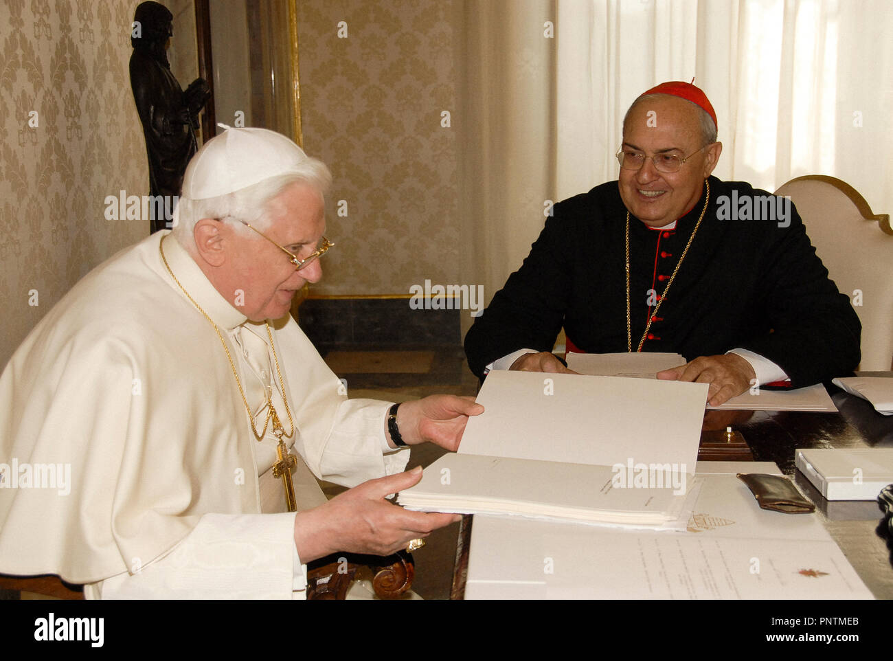 Le pape Benoît XVI 10/04/2008 11:06:59 Banque D'Images