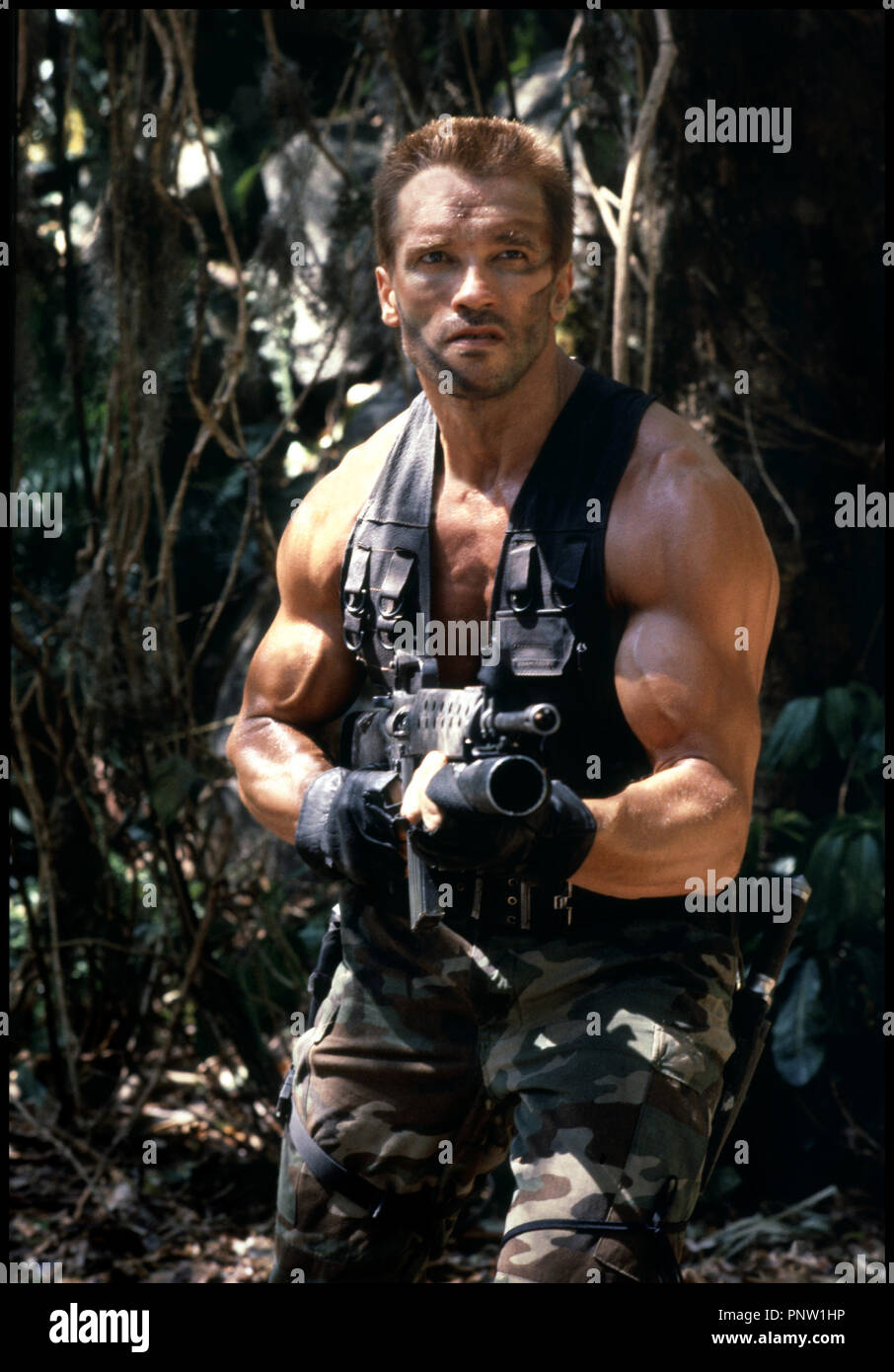 Prod DB © 20th Century Fox / DR prédateur (prédateur) de John Mc Tiernan 1987 USA avec Arnold Schwarzenegger jungle d\u0027AmŽrique du Sud, mercenaire,