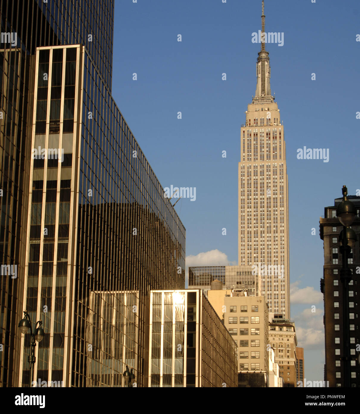 United States. New York. Empire State Building, construit entre 1929 et 1931 par William Lamb. Banque D'Images