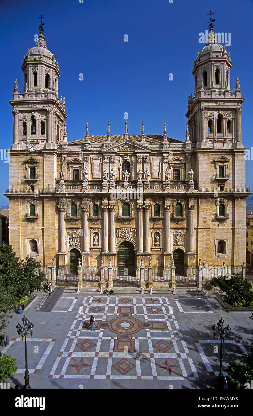 Cathédrale de l'Assomption de la Vierge - 16ème siècle. Jaen. Région de l'Andalousie. L'Espagne. L'Europe Banque D'Images