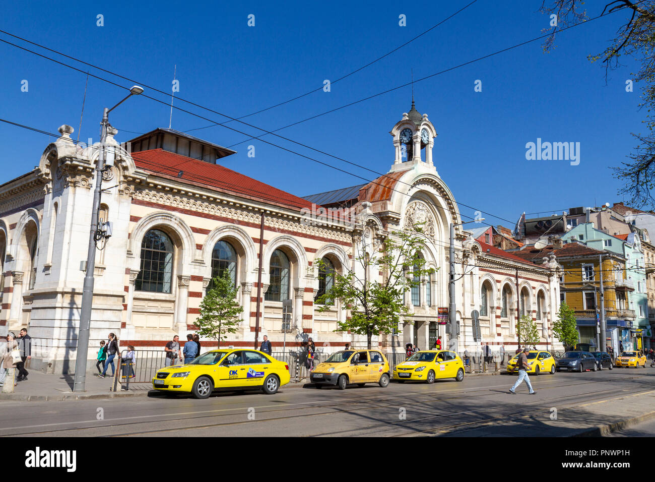 Hall du marché central de Sofia à Sofia, Bulgarie. Banque D'Images