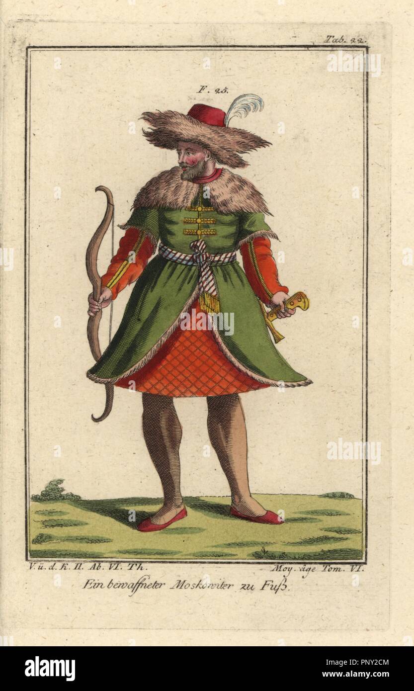 Gravure Sur Bois Originale De 1598 - Norvège, Arquebuse, Chasse, Arc - Édition Vecellio Venise