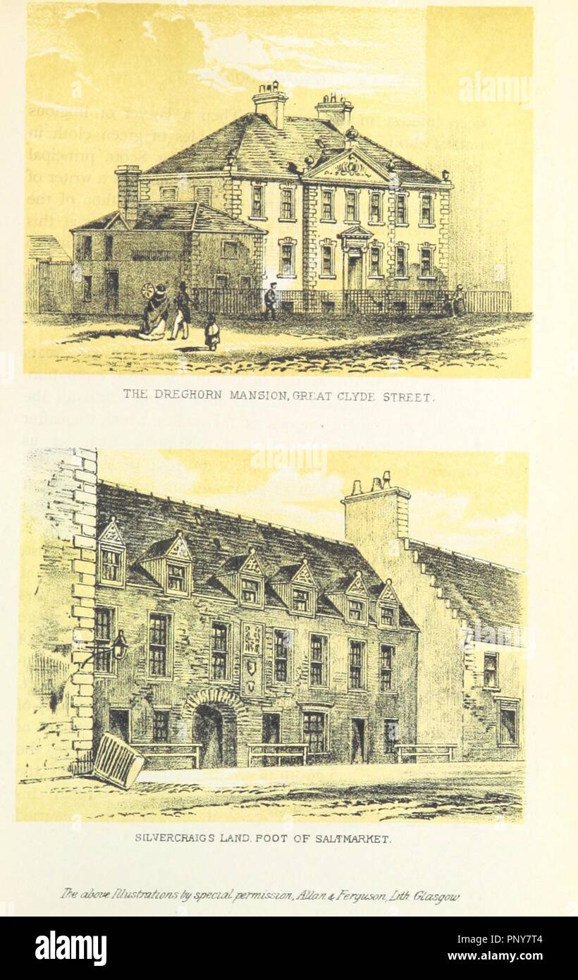 Libre à partir de la page 129 de "George Square, Glasgow ; et la vie de ceux que ses statues commémorent, etc' . Banque D'Images