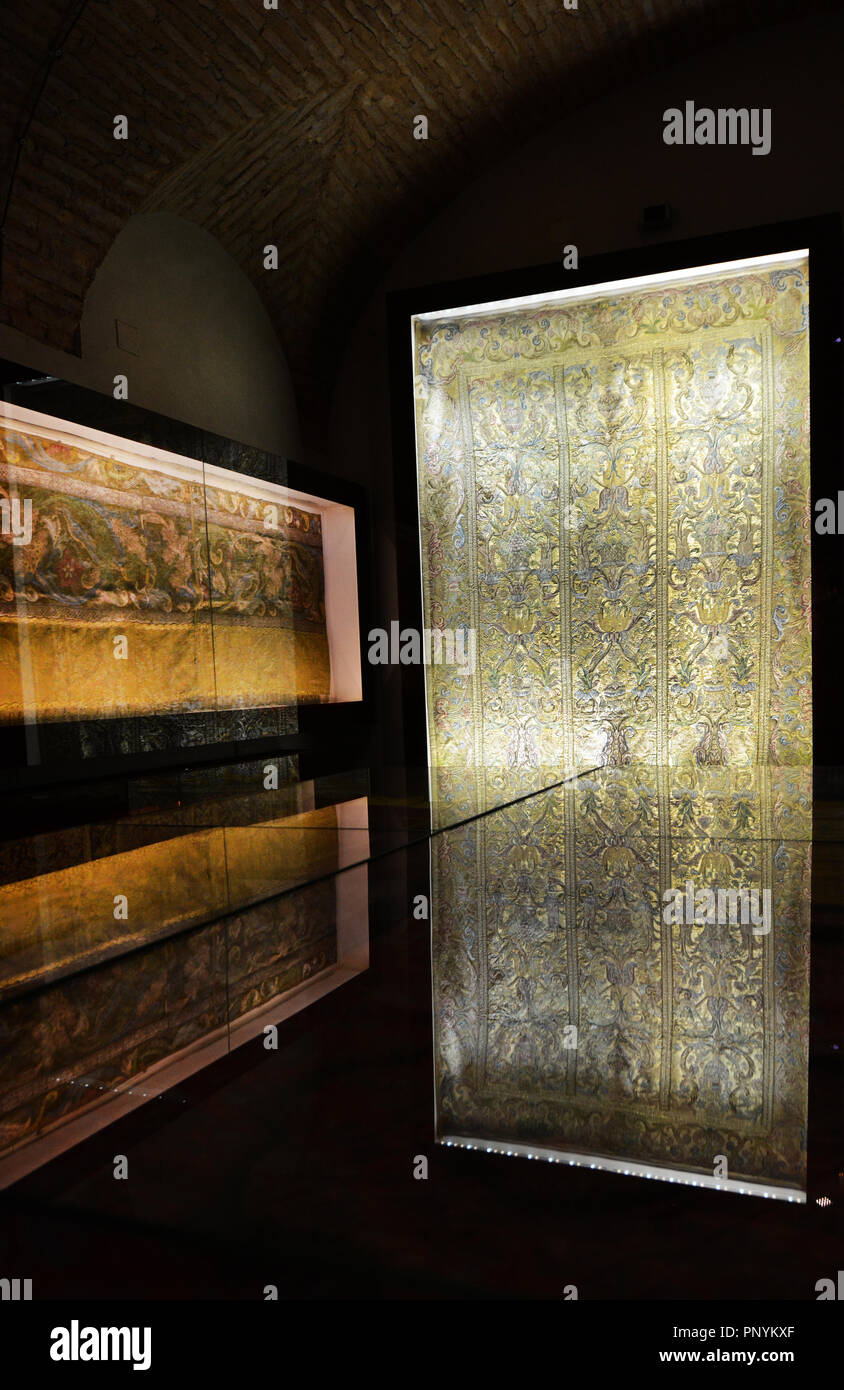 Le musée juif à la Grande Synagogue de Rome. Banque D'Images