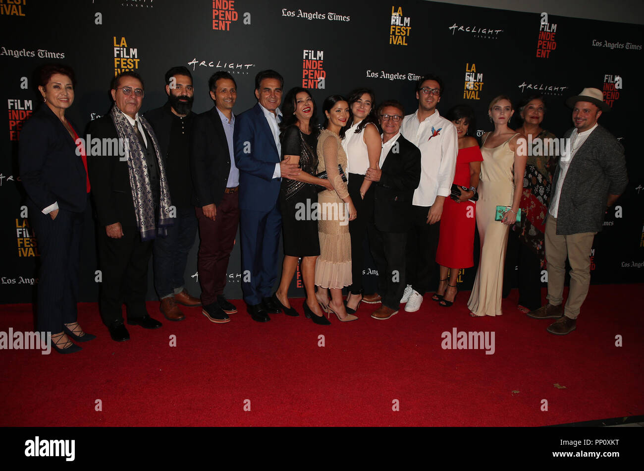 Culver City, Californie, USA. Sep 21, 2018. 21 septembre 2018 - Culver City, Californie - Tara Grammy, Rita Wilson, Houshang Touzie, Shohreh Aghdashloo, Sara Zandieh, Cast and crew. ''Simple'' Mariage LA Film Festival World Premiere tenue à l'ArcLight Culver City. Crédit photo : Faye Sadou/AdMedia Crédit : Faye Sadou/AdMedia/ZUMA/Alamy Fil Live News Banque D'Images