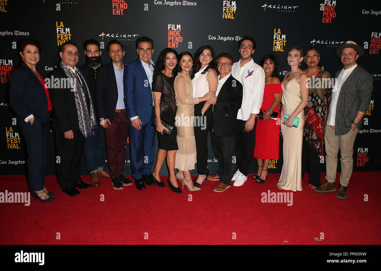 Culver City, Californie, USA. Sep 21, 2018. 21 septembre 2018 - Culver City, Californie - Tara Grammy, Rita Wilson, Houshang Touzie, Shohreh Aghdashloo, Sara Zandieh, Cast and crew. ''Simple'' Mariage LA Film Festival World Premiere tenue à l'ArcLight Culver City. Crédit photo : Faye Sadou/AdMedia Crédit : Faye Sadou/AdMedia/ZUMA/Alamy Fil Live News Banque D'Images