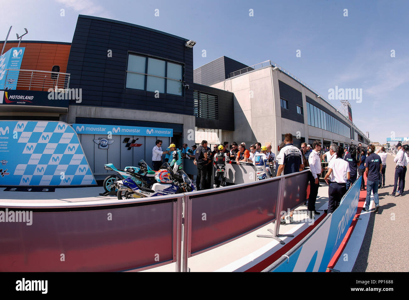 Aragon, Espagne. 22 septembre 2018. Paddock durant Gran Prix Movistar le AragÃ³n. 22-09-2018 Le 22 septembre 2018. Credit : AFP7/ZUMA/Alamy Fil Live News Banque D'Images