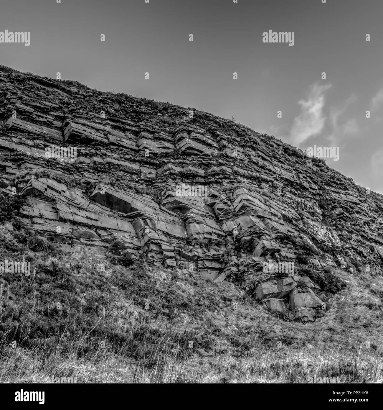 Au rocher du nez Tegg, Cheshire, Royaume-Uni Banque D'Images