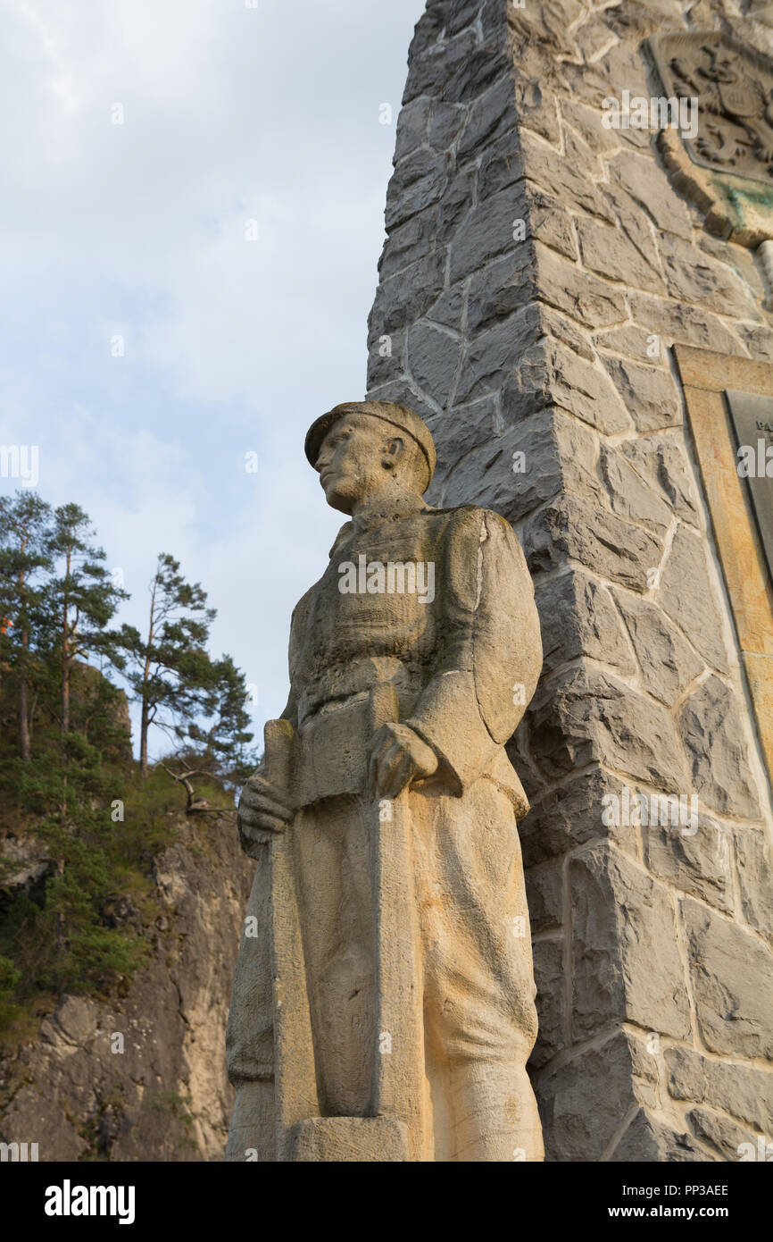 Statue de soldat Banque D'Images