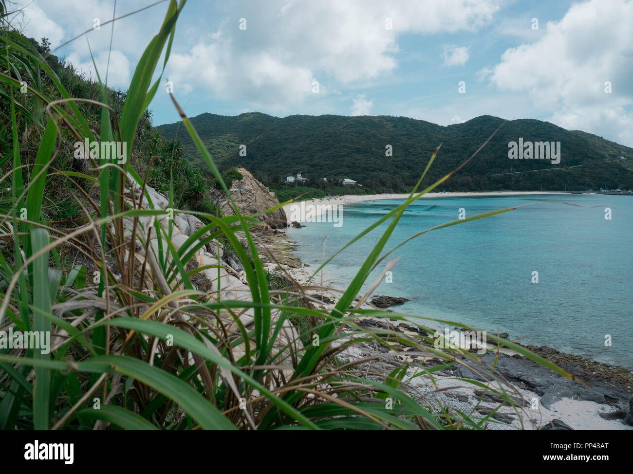Tagesauflug auf die Insel in Tokashiki à Okinawa. Banque D'Images